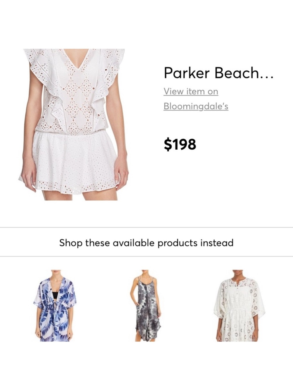 Parker Red Eyelet V-Neck Romper